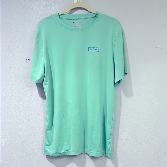 LG Other - Under Armour Heat Gear Fresh Mint Short Sleeve Tee, Large Loose